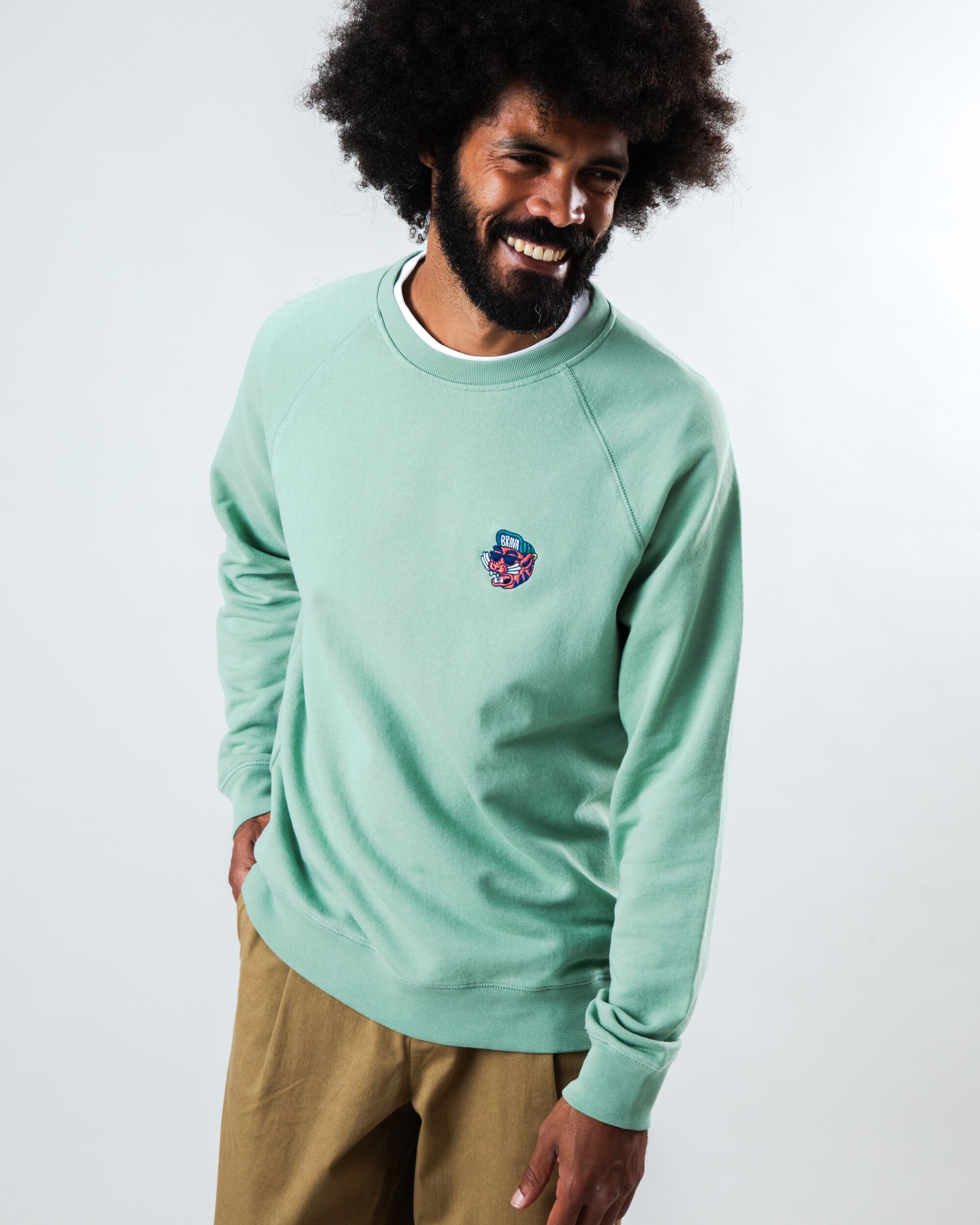 Asis Percales Tigris Sweatshirt Green